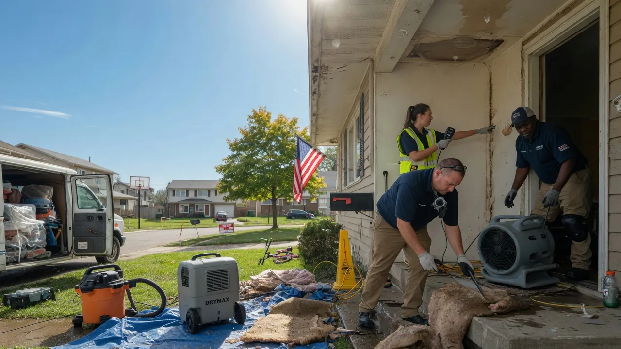 Water Damage Restoration in Hopedale, IL near me
